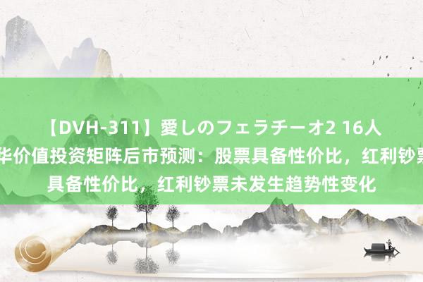 【DVH-311】愛しのフェラチーオ2 16人のザーメン中毒 鹏华价值投资矩阵后市预测:股票具备性价比,红利钞票未发生趋势性变化
